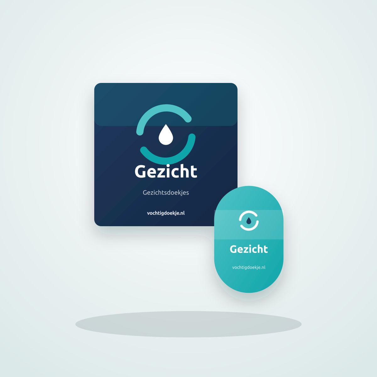 Conceptbeeld gezichtsdoekjes