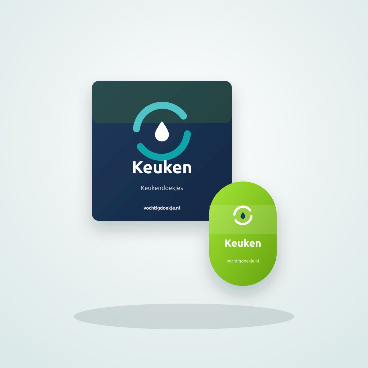 Conceptbeeld keukendoekjes
