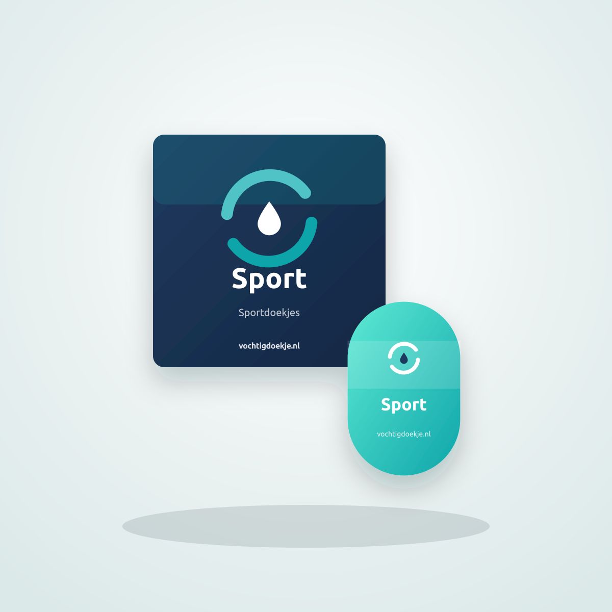 Conceptbeeld sportdoekjes