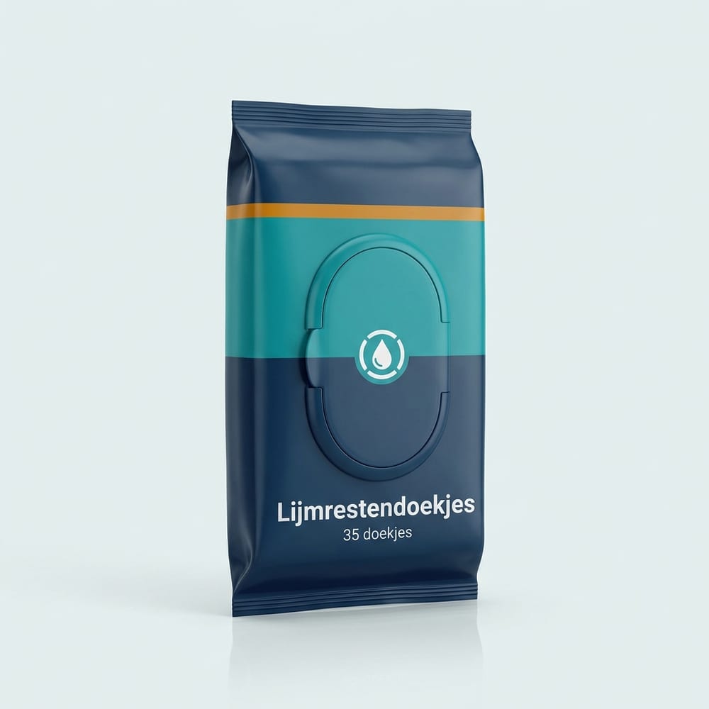 Verpakking van Lijmrestendoekjes